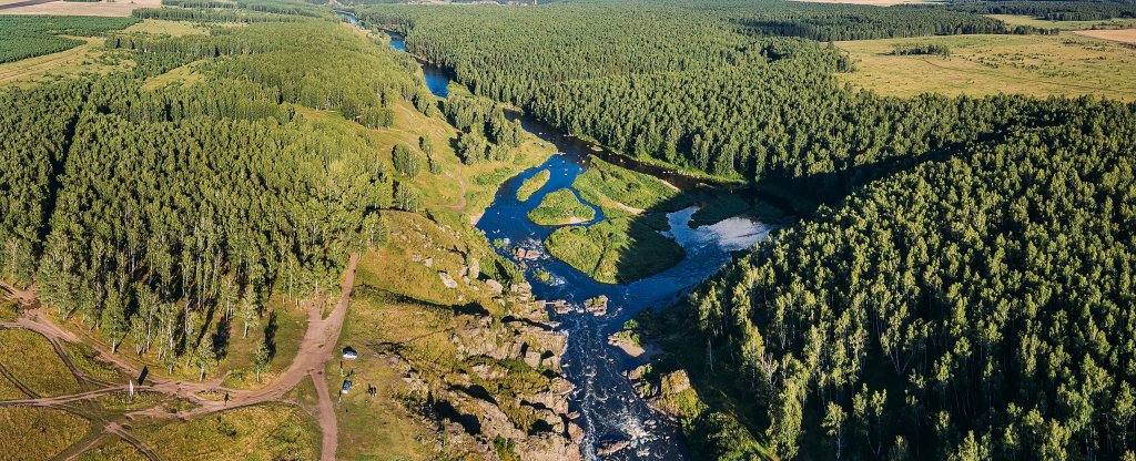 Порог Ревун,  - Фото с квадрокоптера