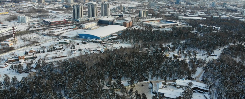 Зоопарк и Уральская молния, Челябинск - Фото с квадрокоптера