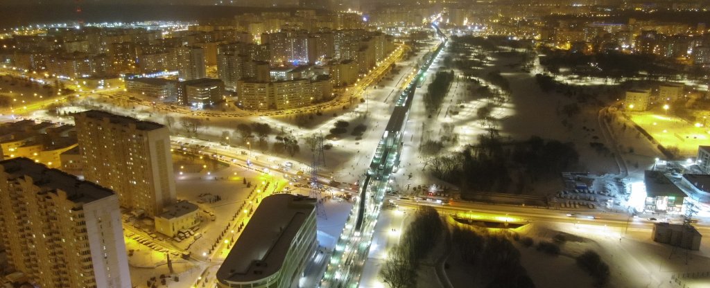 Бунинская аллея, Москва - Фото с квадрокоптера