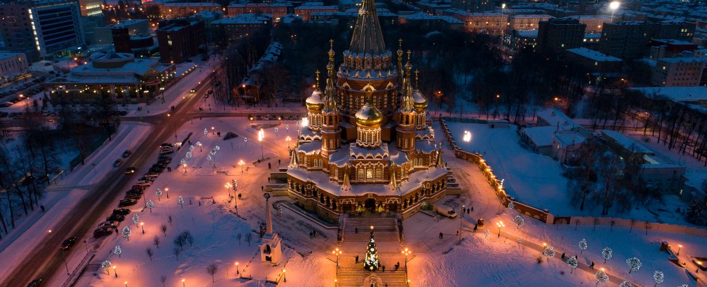 Свято-Михайловский собор,  - Фото с квадрокоптера