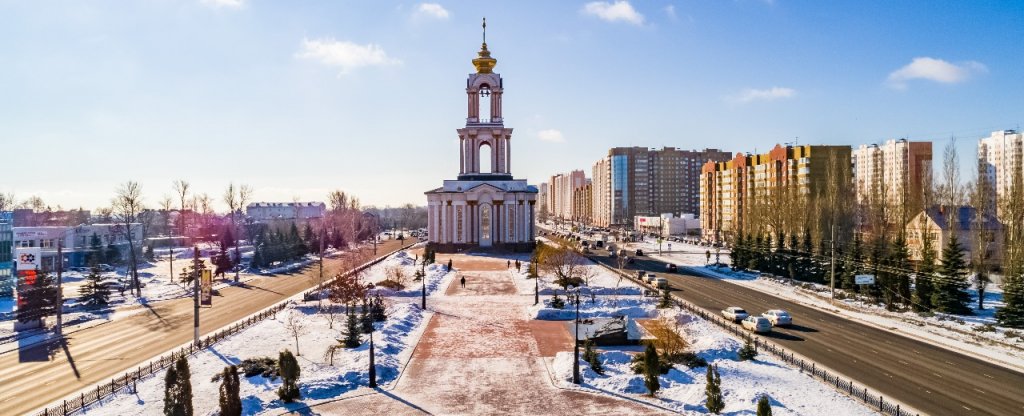 Триумфальная арка Курск, Курск - Фото с квадрокоптера