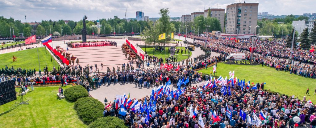 День Победы, 9 мая 2017 Пенза, Пенза - Фото с квадрокоптера