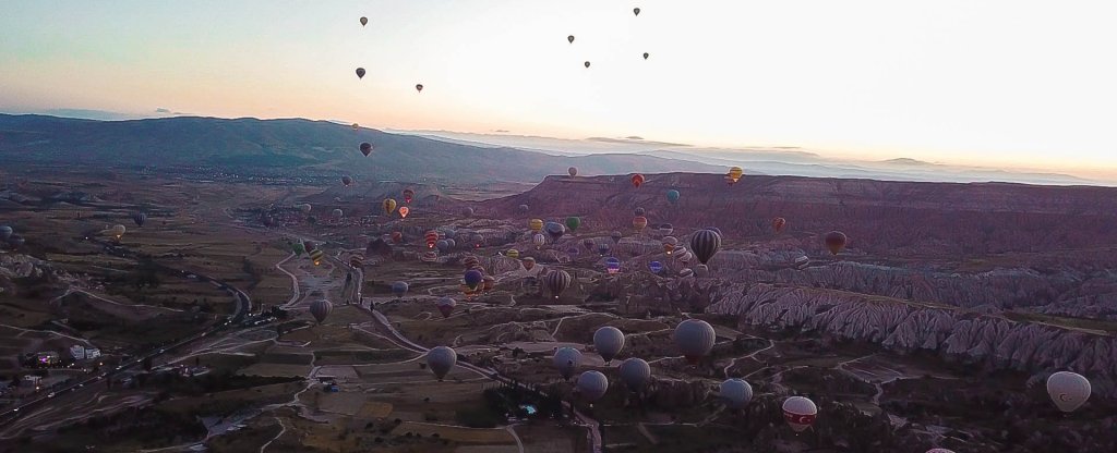 Каппадокия, Турция,  - Фото с квадрокоптера