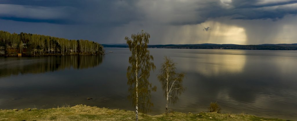 Перед грозой,  - Фото с квадрокоптера