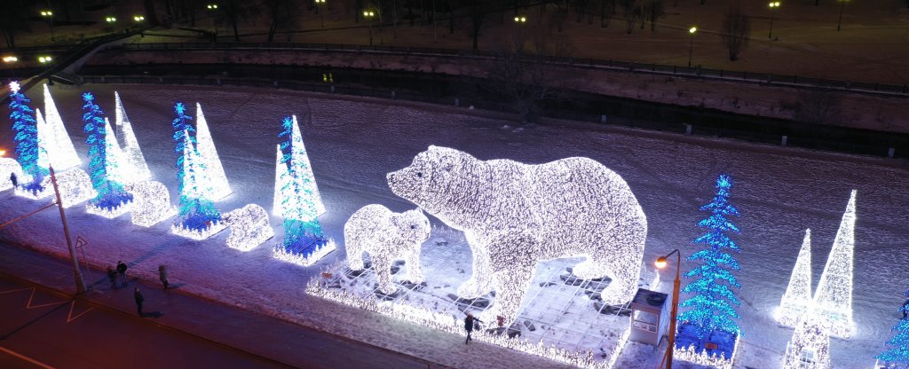 Медведи ВДНХ, Москва - Фото с квадрокоптера