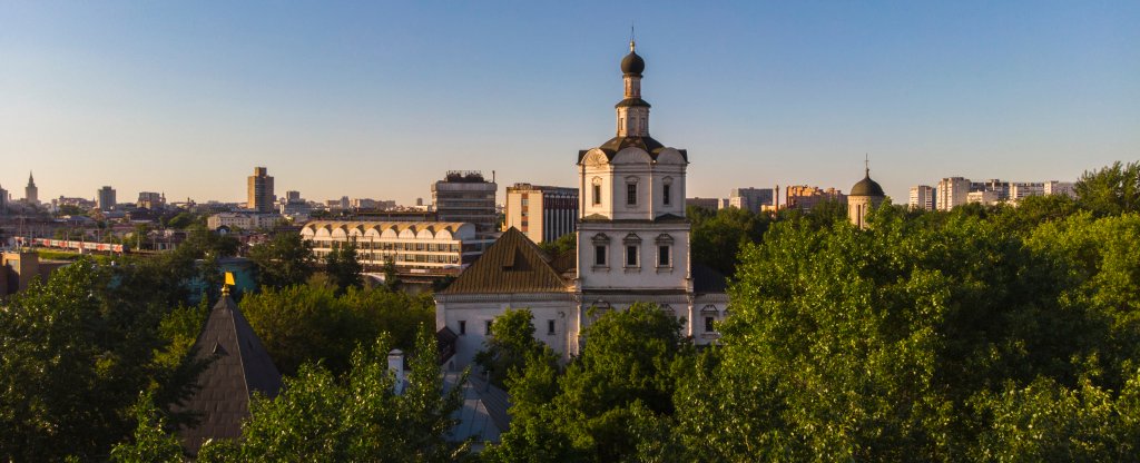 г. Москва Спасо-Андроников монастырь,  - Фото с квадрокоптера